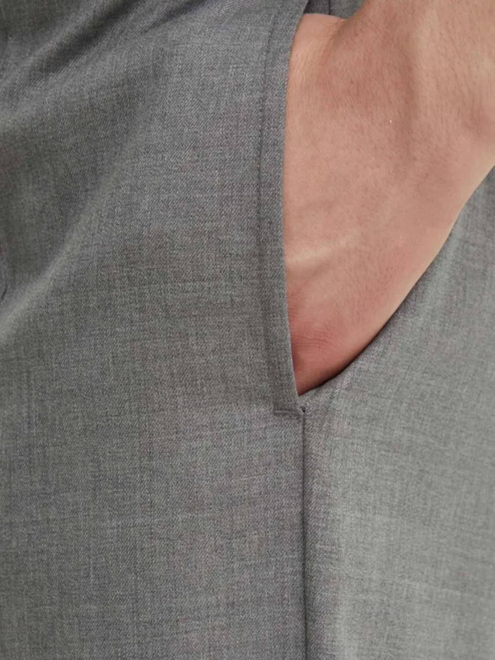 IRO Broek met geplooide zak Grijs