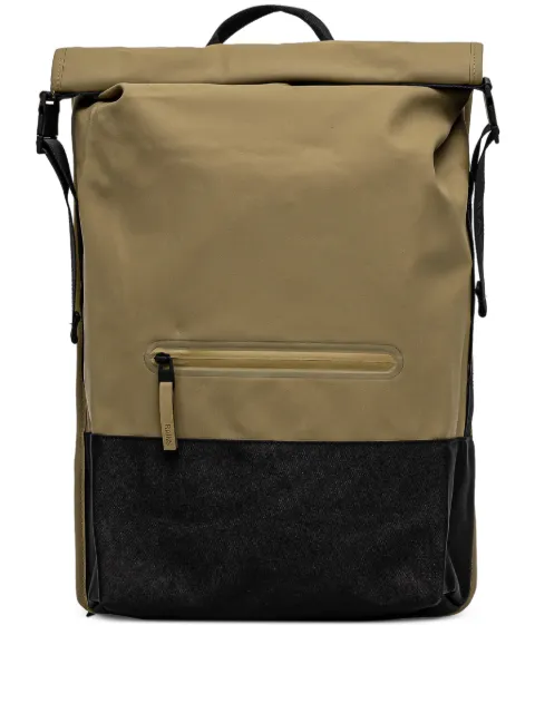 Rains 14320 roll-top two-tone backpack