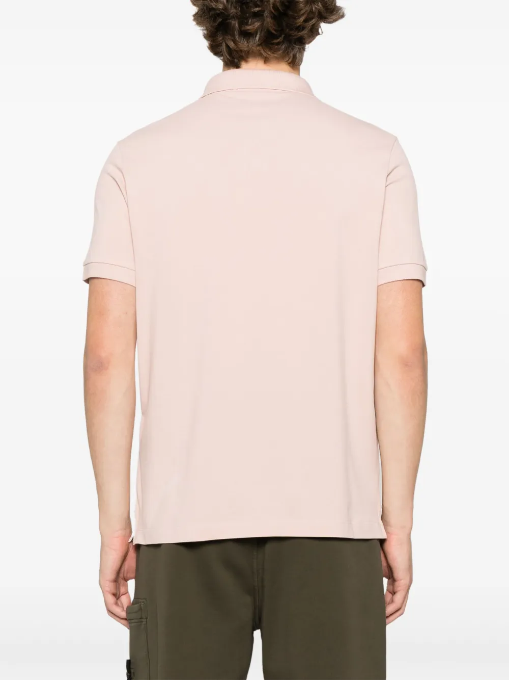 Stone Island 22002SC poloshirt Roze