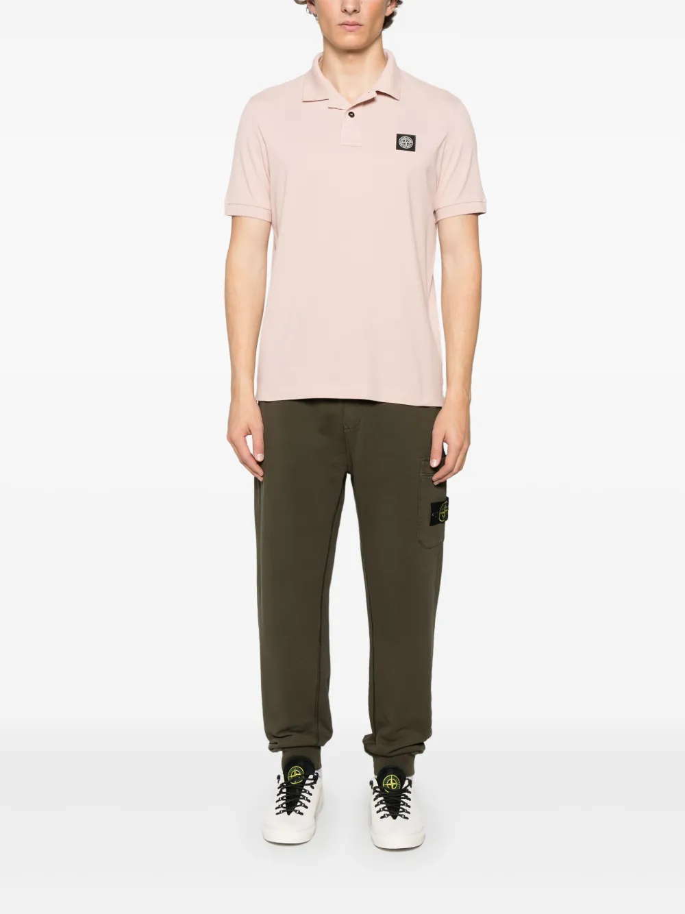 stoneisland Stone Island 22002SC poloshirt - Roze