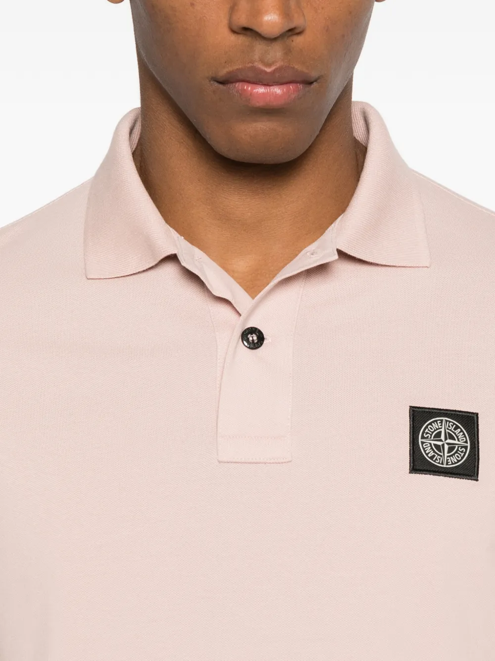 Stone Island 22002SC poloshirt Roze