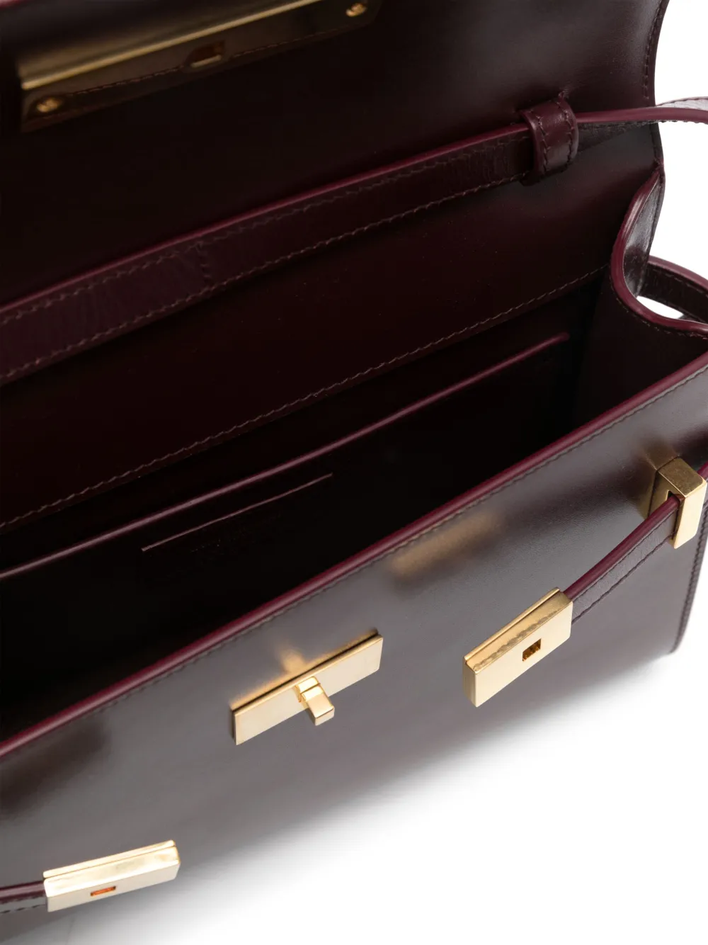 Saint Laurent Manhattan kleine schoudertas Rood