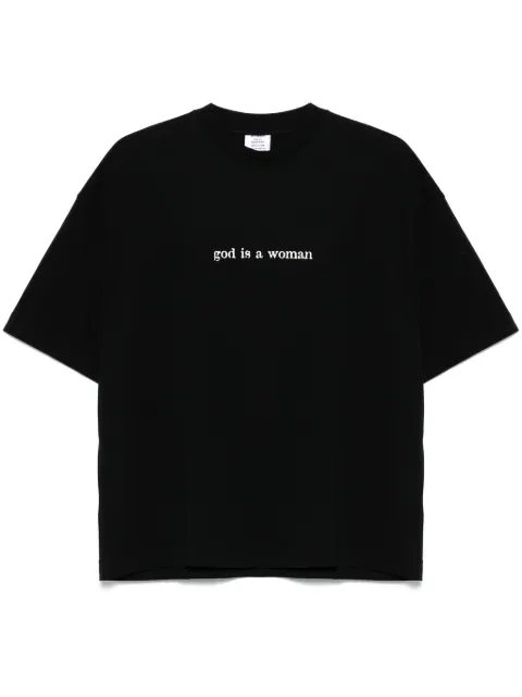 VETEMENTS God Is A Woman T-shirt 