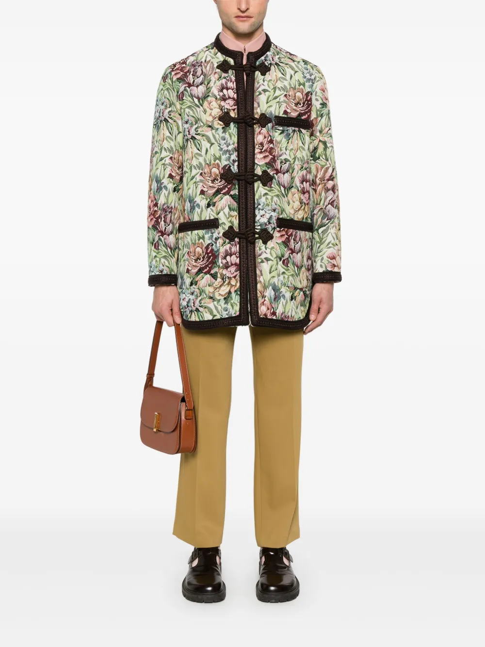 Valentino Garavani Jack met bloemen-jacquard Beige