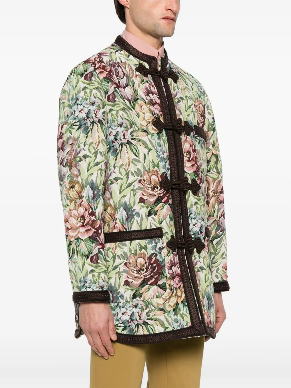 Valentino Garavani Jack met bloemen-jacquard Beige