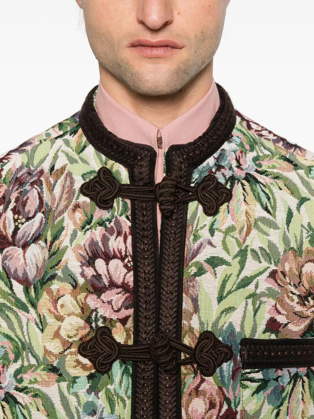Valentino Garavani Jack met bloemen-jacquard Beige