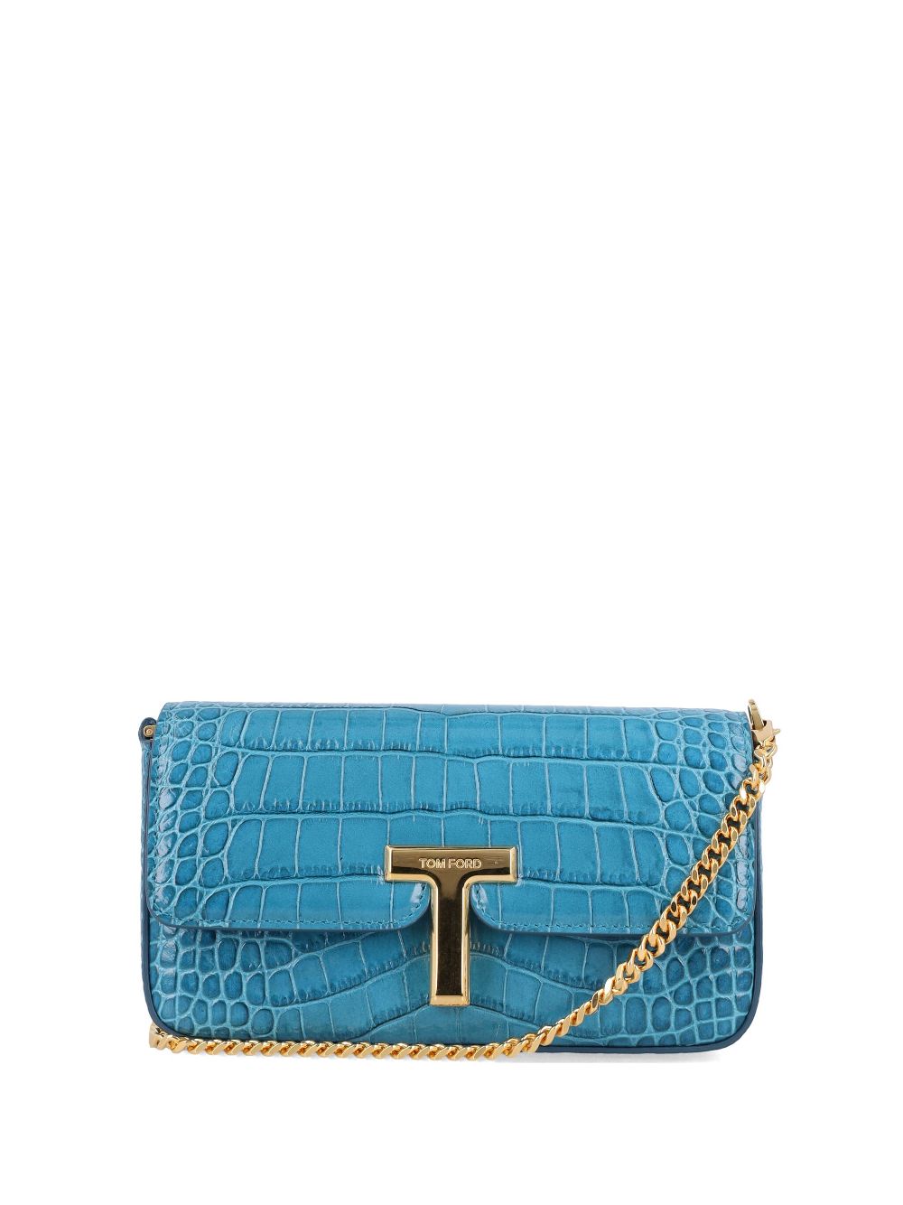 TOM FORD mini Wallis clutch bag - Blue