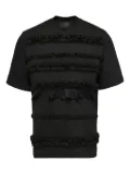 Simone Rocha ruffled-embellished T-shirt - Black