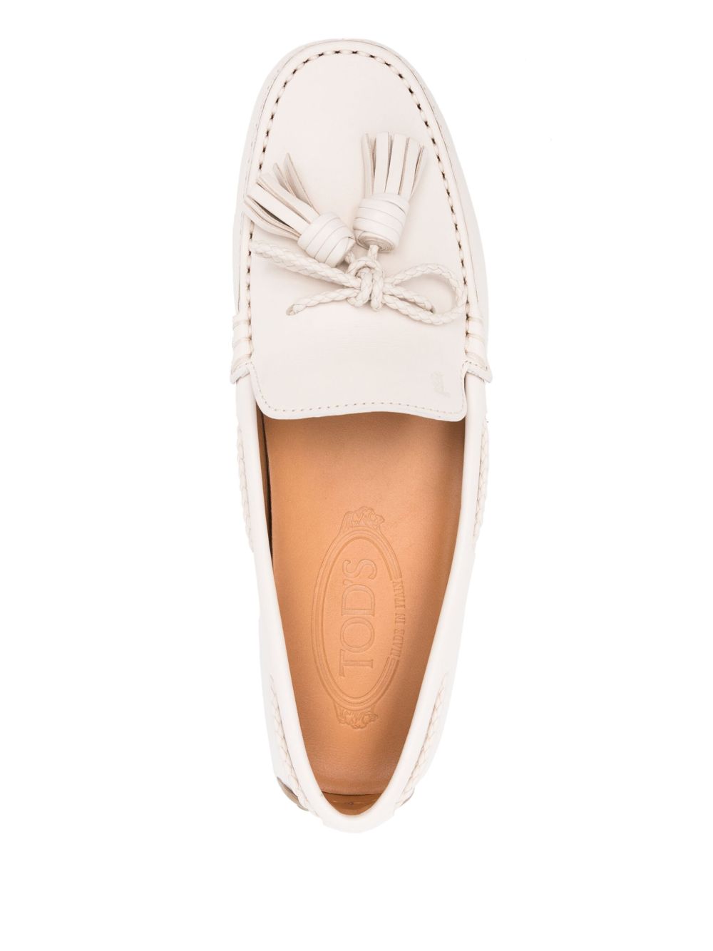 Tod's tassel-detail loafers Neutrals