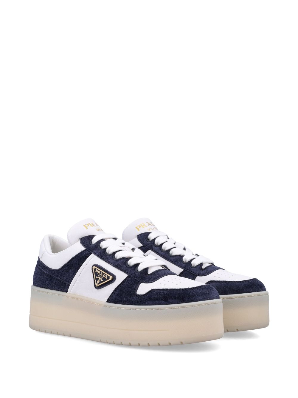 Prada Downtown sneakers Wit