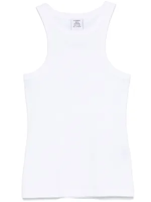 Courrèges 90's リブ タンクトップ | ホワイト | FARFETCH JP