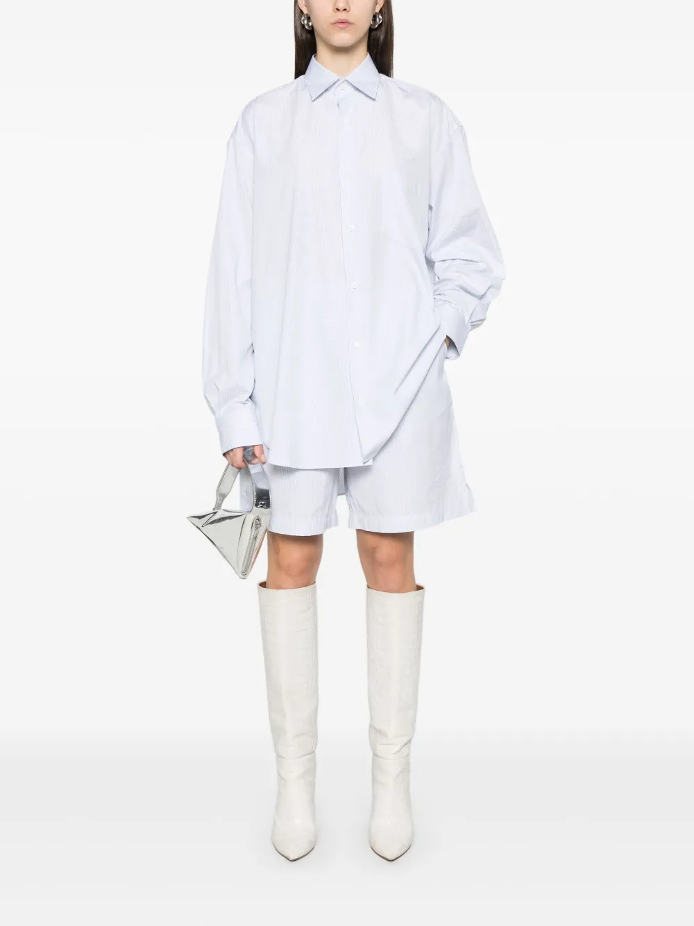 VETEMENTS Gestreept shirt Blauw