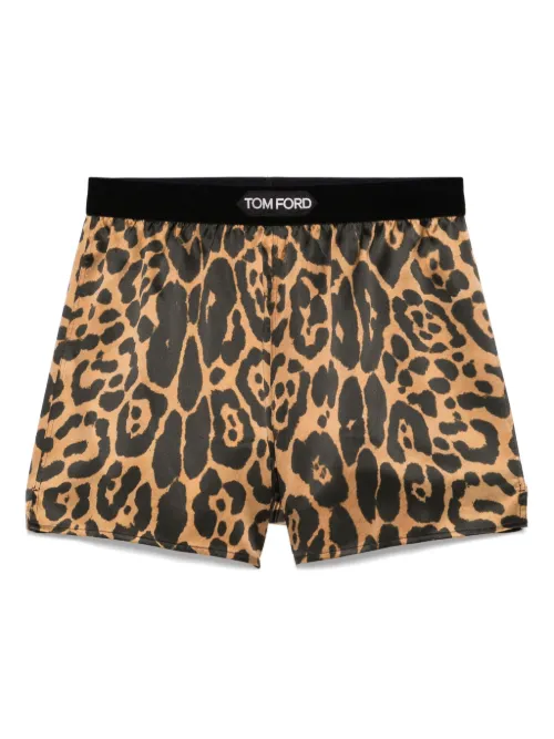 Boxer à imprimé léopard - TOM FORD - Modalova