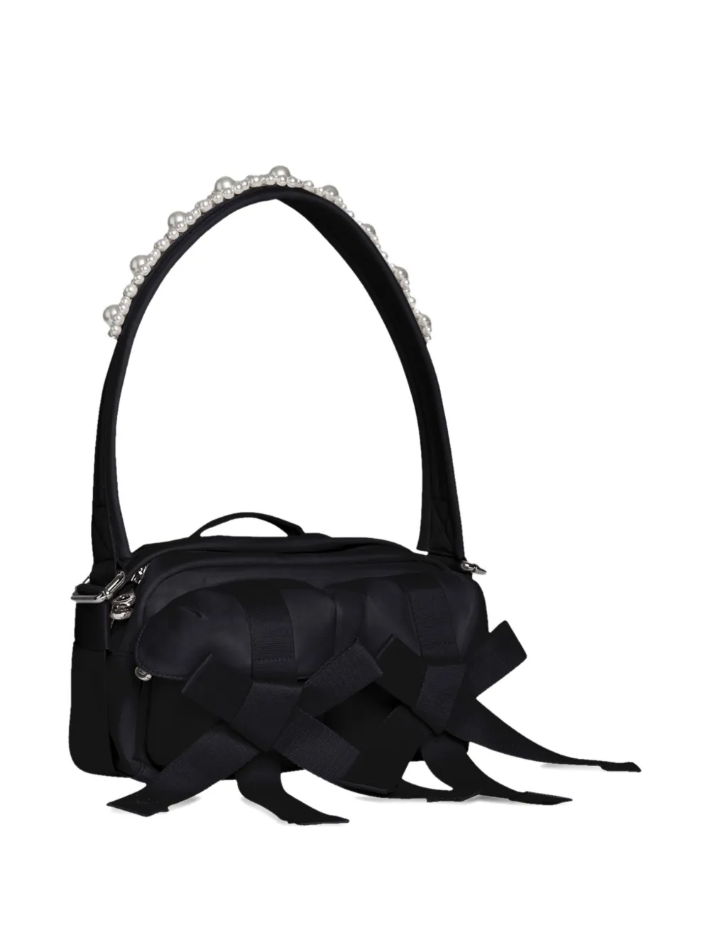 Simone Rocha Classic Bow crossbodytas met kralen Zwart