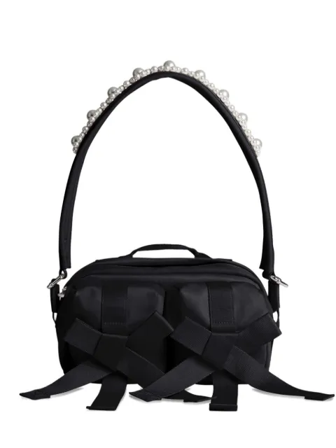 Simone Rocha Classic Bow beaded cross body bag