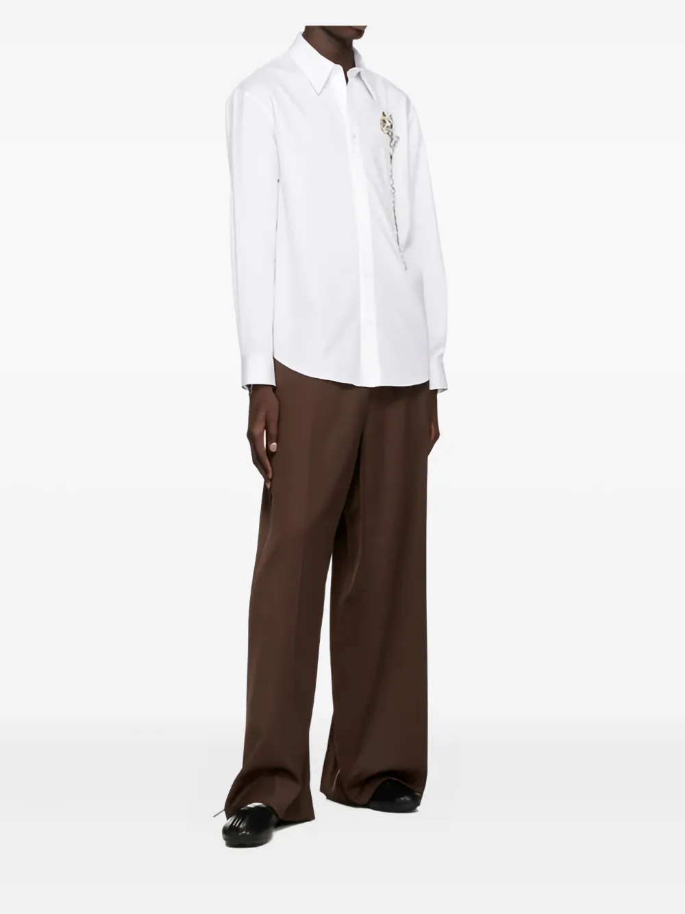 Simone Rocha drawstring-waist trousers | Wide Leg Pants | Image 2