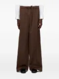 Simone Rocha drawstring-waist trousers - Brown