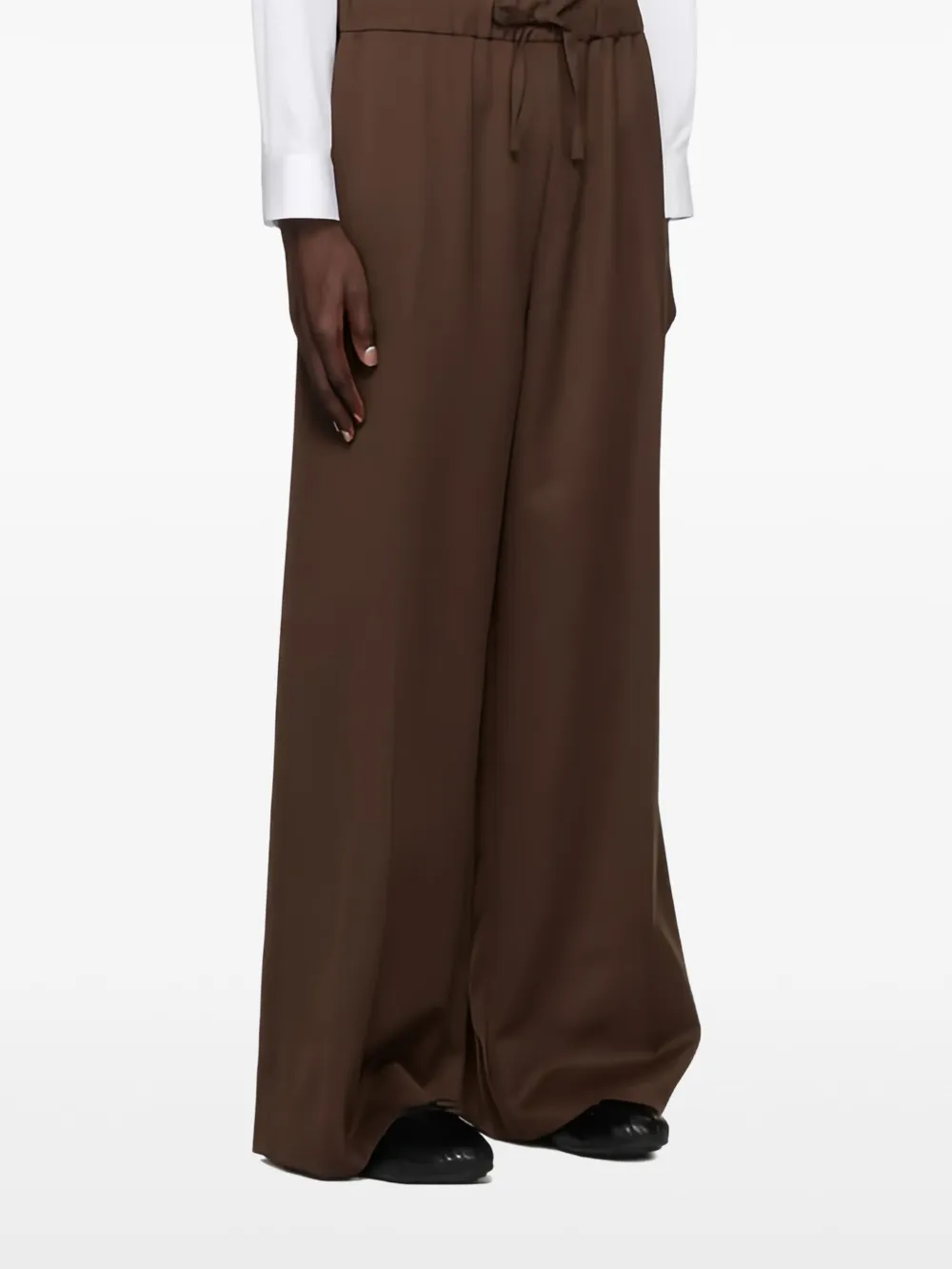Simone Rocha Broek met trekkoordtaille Bruin