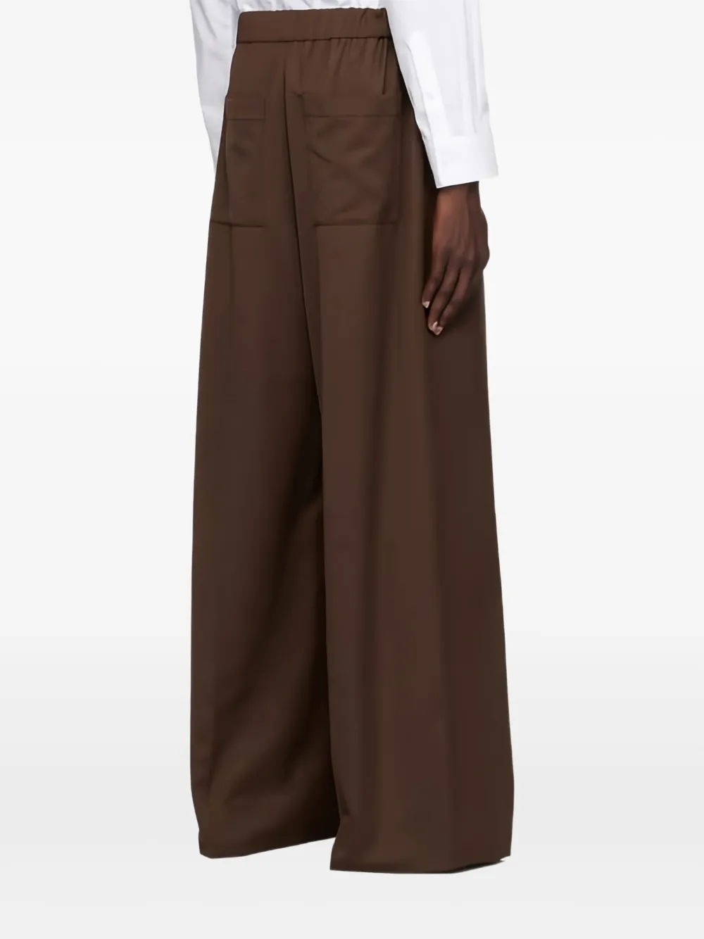 Simone Rocha Broek met trekkoordtaille Bruin
