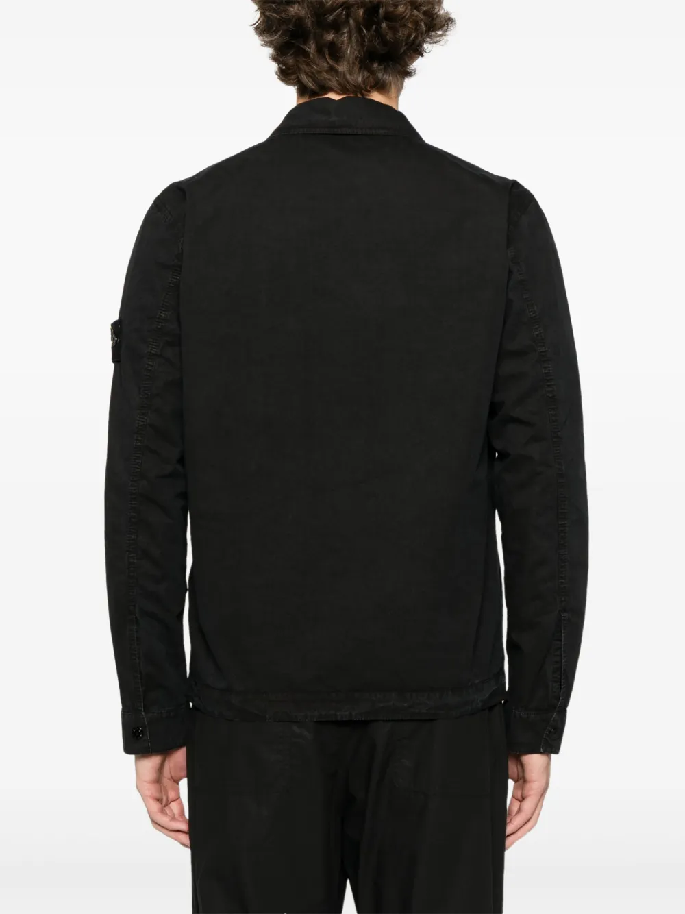 Stone Island 1200032 overhemd Zwart