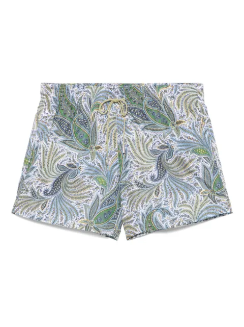 ETRO شورت سباحة بطبعة أوراق