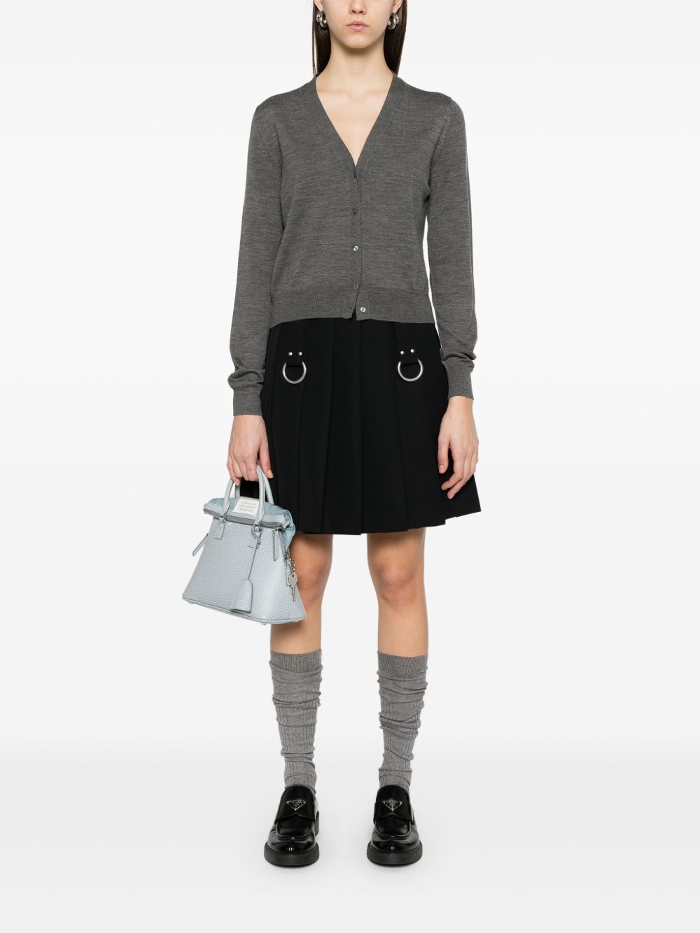 Prada Mini-rok met ringdetail - Blauw