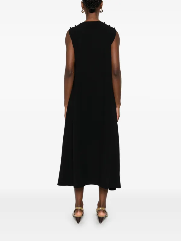 black and tan maxi dress Morlana Maxi Dress - Black & Tan Animal Print