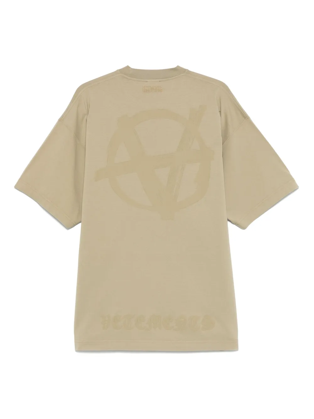 VETEMENTS T-shirt met logoprint - Groen