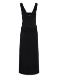 IVY OAK V-neck open-back midi dress - Black
