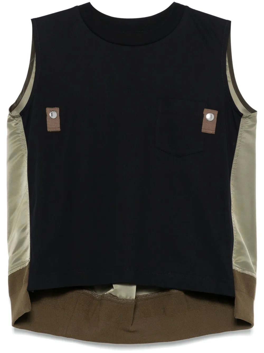 panelled tank top