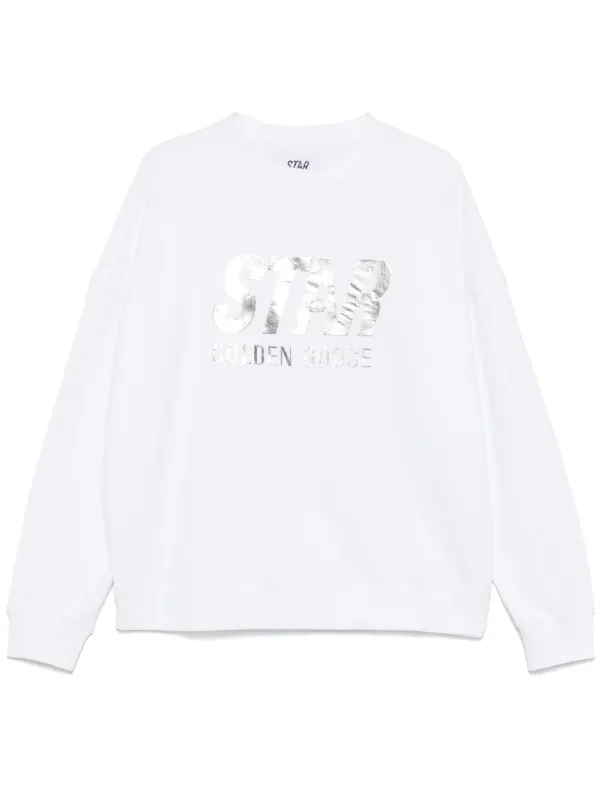 Golden Goose クルーネック スウェットシャツ | ホワイト | FARFETCH JP