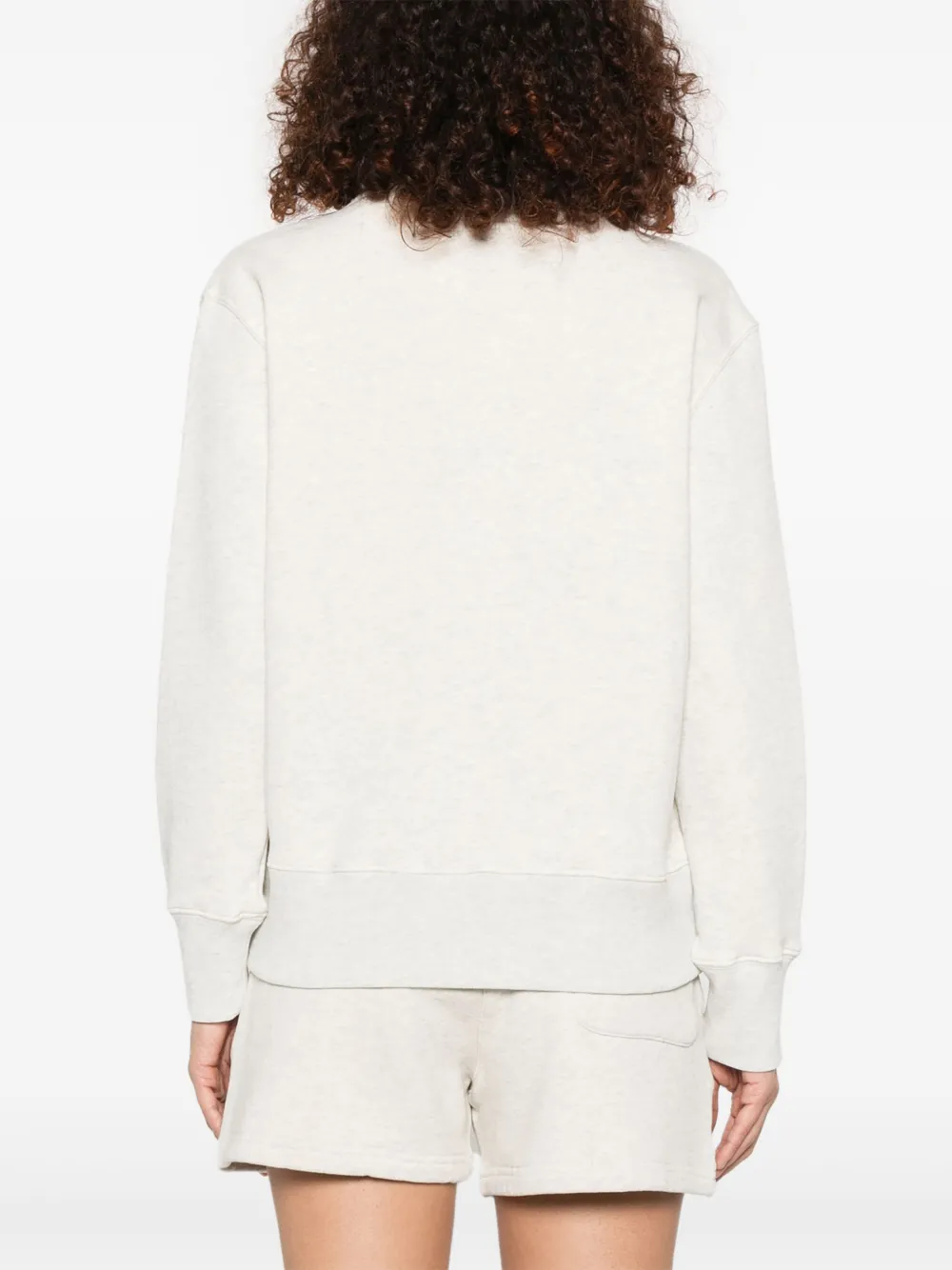 Autry Sweater met geborduurd logo Grijs