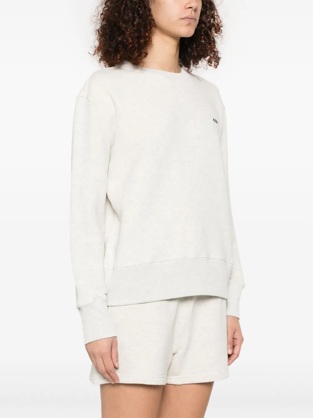 Autry Sweater met geborduurd logo Grijs