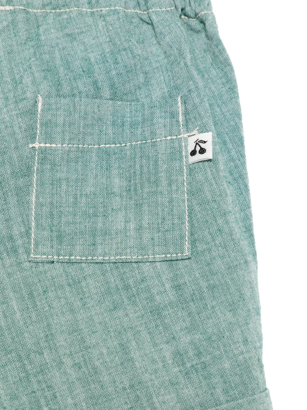 Bonpoint Katoenen shorts Groen