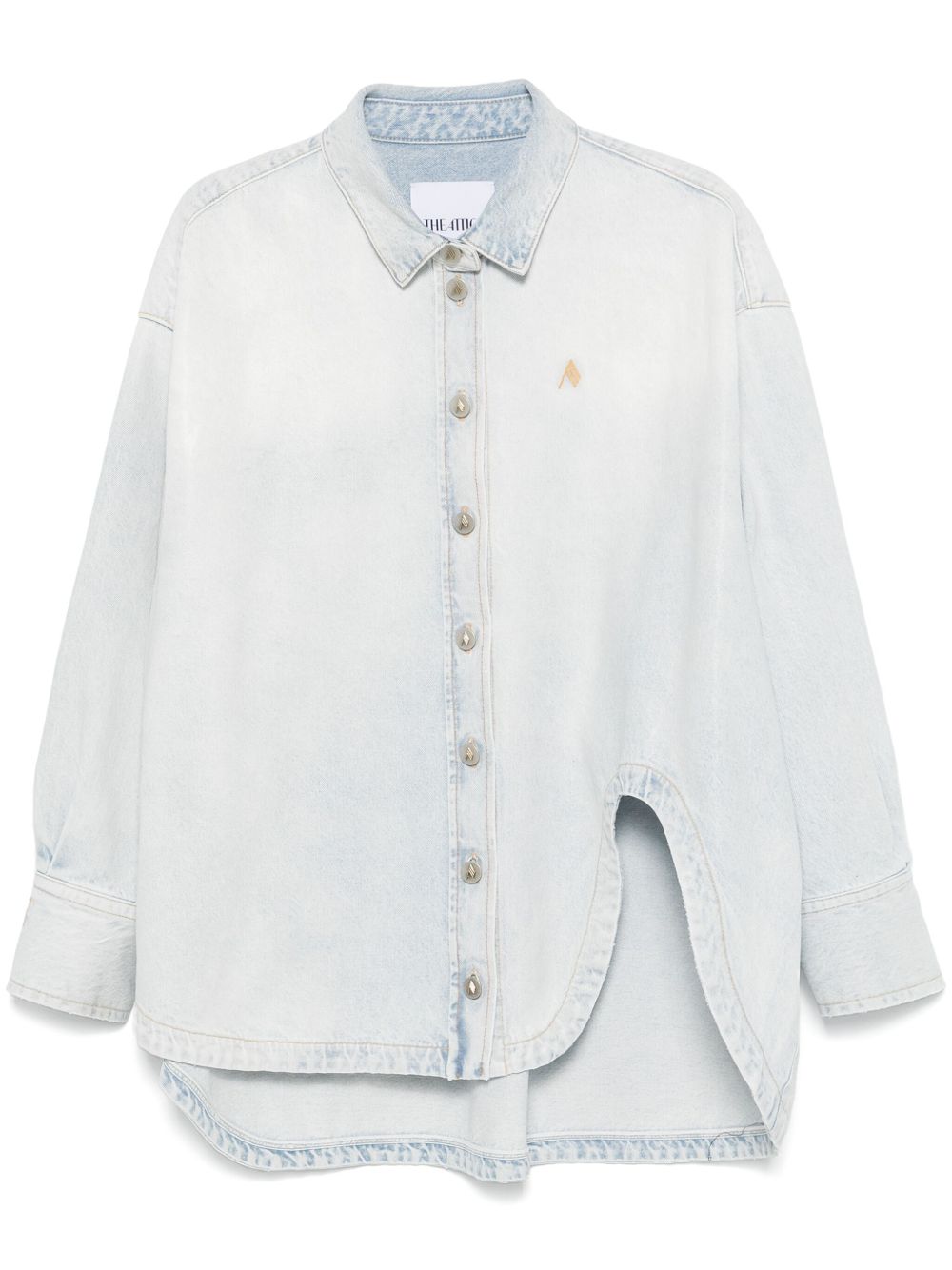 The Attico Diana shirtjack Blauw