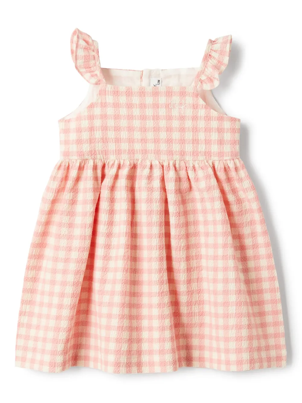 Il Gufo checked dress | Pink | Image 1