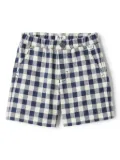Il Gufo checked shorts - Blue