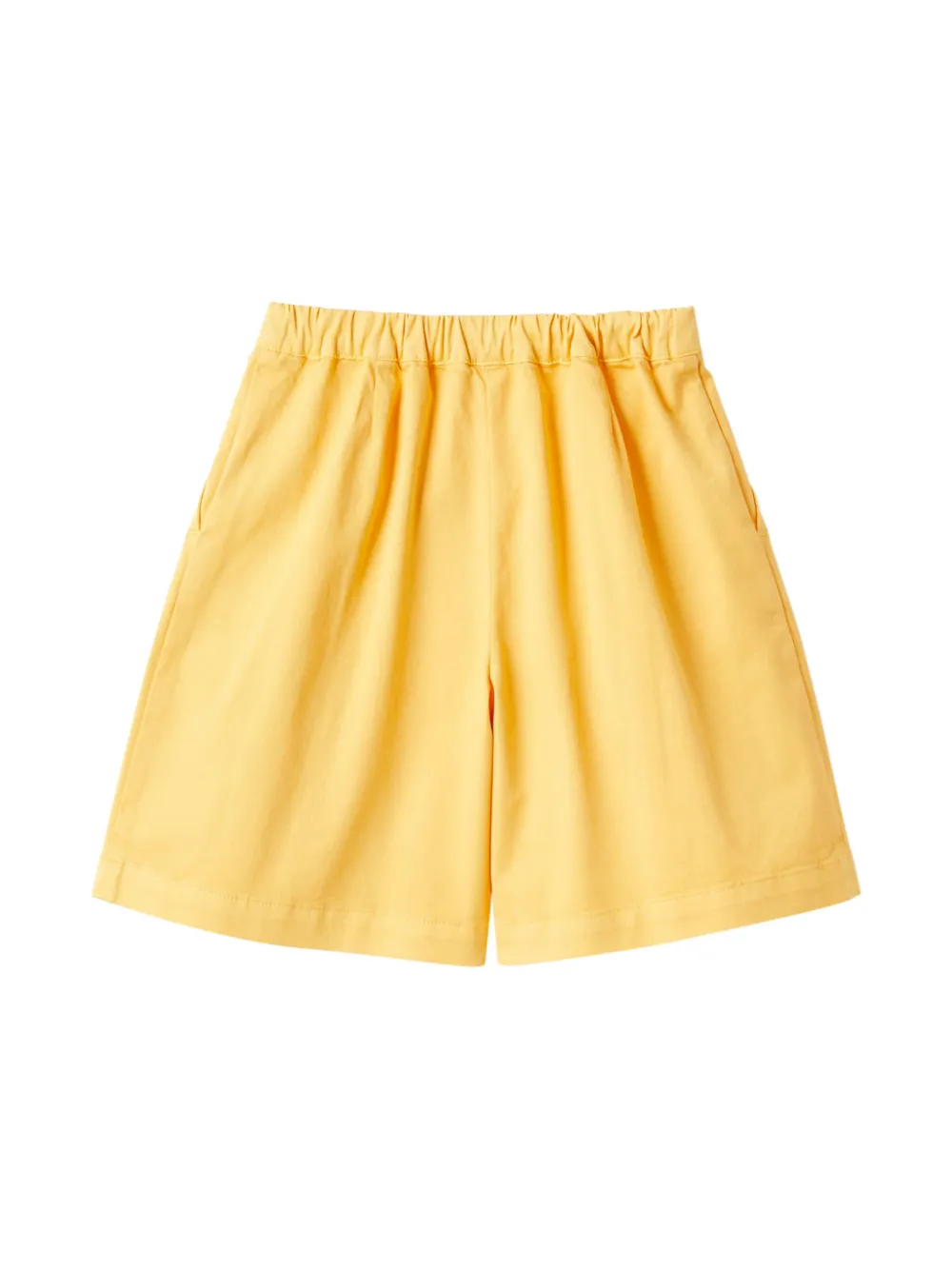 Il Gufo Geplooide shorts - Geel