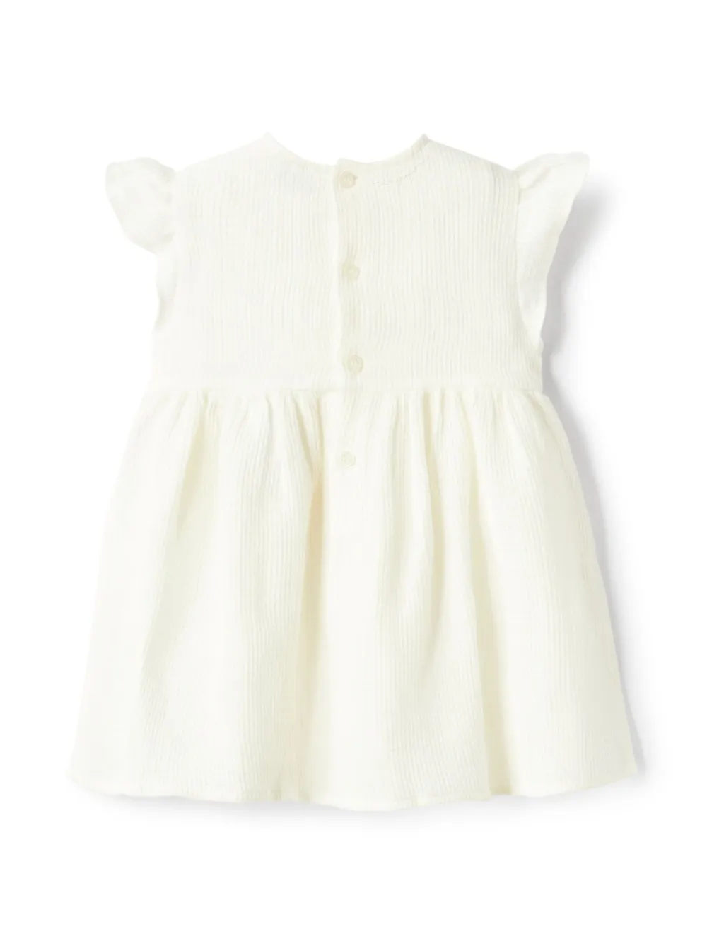 Il Gufo bow-detail dress - Wit