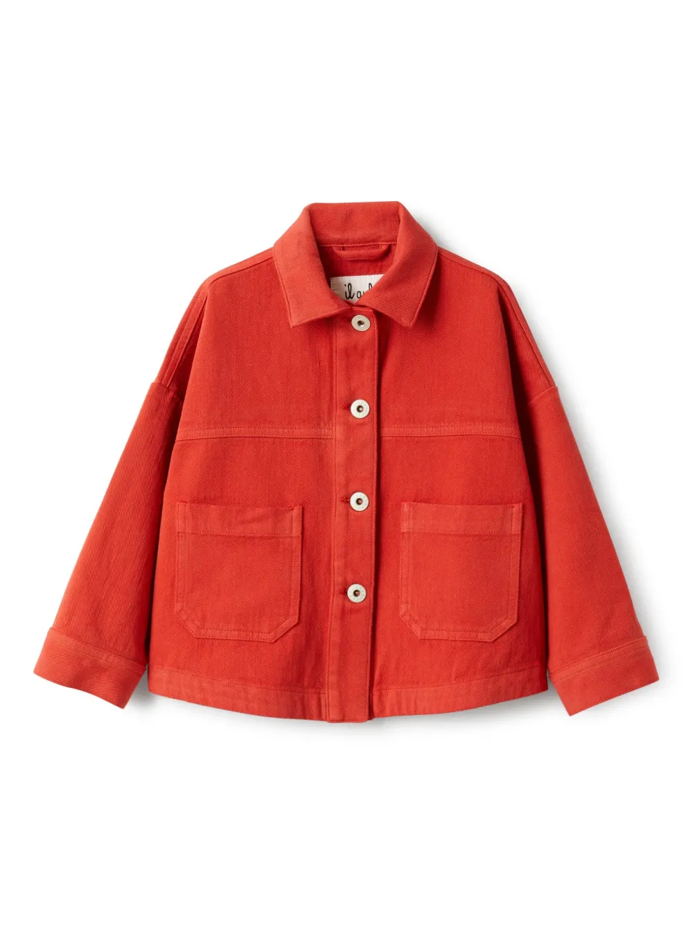 Il Gufo Jack met klassieke kraag Rood