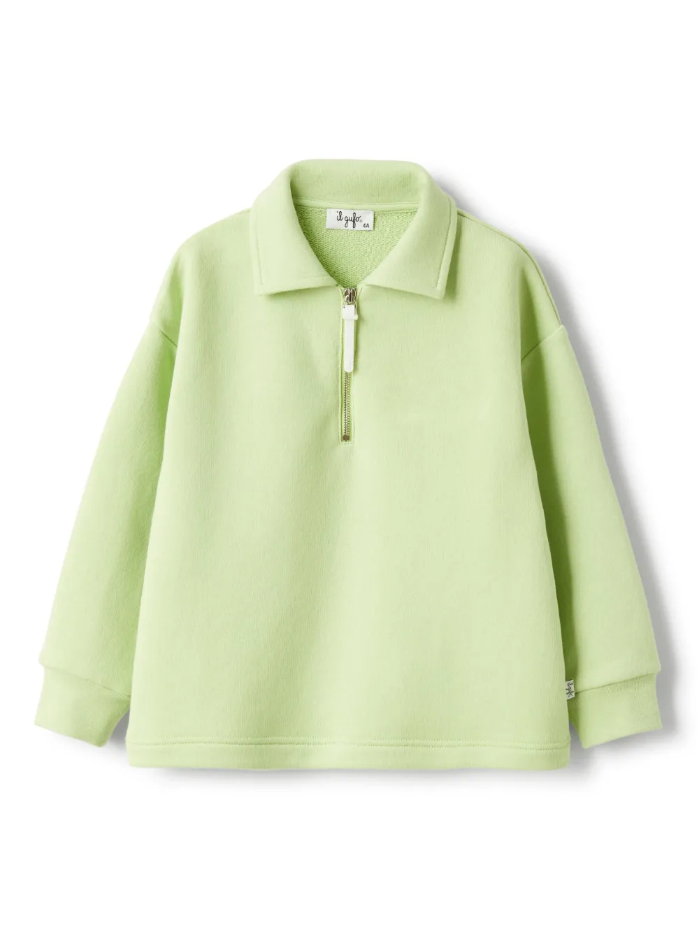 Il Gufo Trui met halve rits Groen