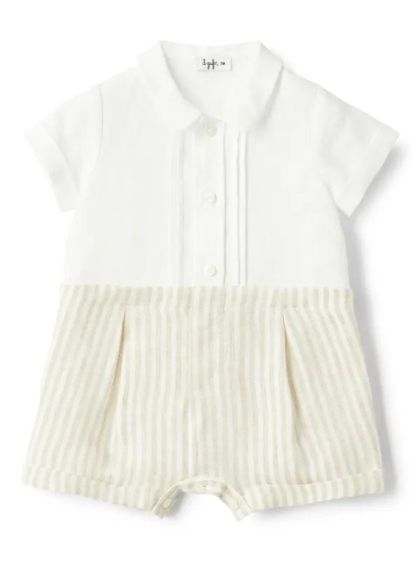 Il Gufo Tutina a Maniche Corte Bianco FARFETCH IT