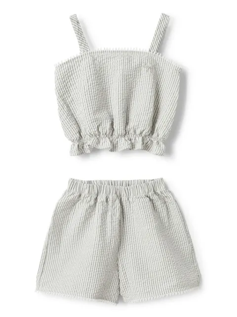 Il Gufo set de shorts con motivo de cuadros