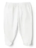 Il Gufo sleeping bear trouser set - White