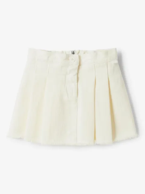 Il Gufo pleat detailing skirt  