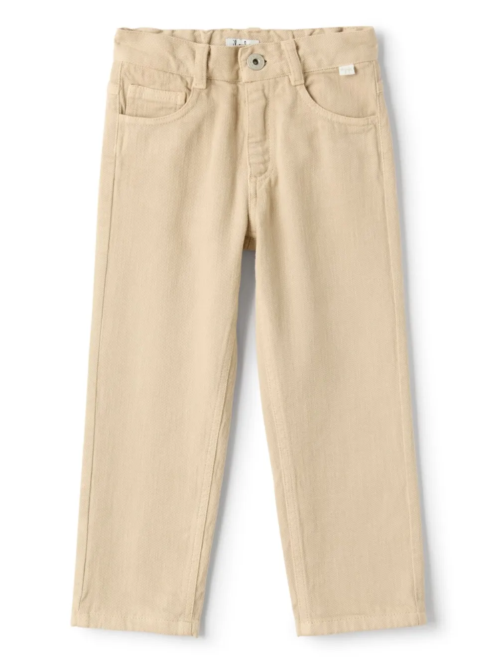 Il Gufo Straight broek Beige