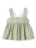 Il Gufo floral-print top - Green