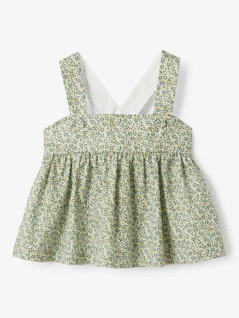 Il Gufo floral-print top