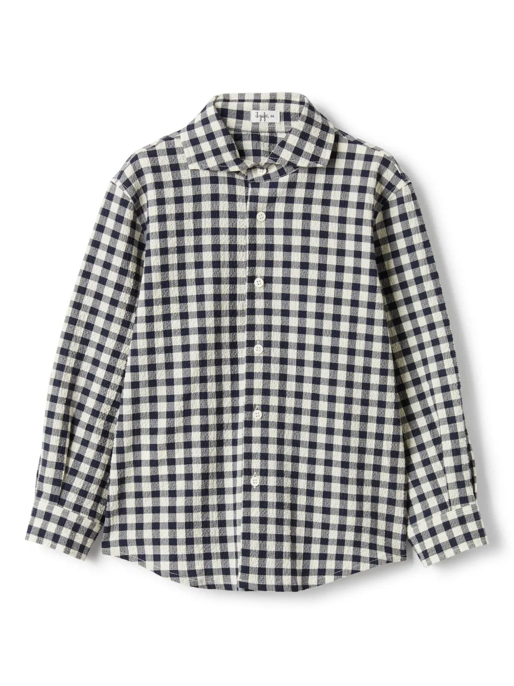 Il Gufo camisa con cuadros estampados | negro | Image 1