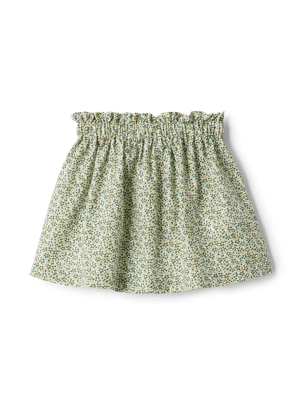 Il Gufo floral-print skirt - Groen